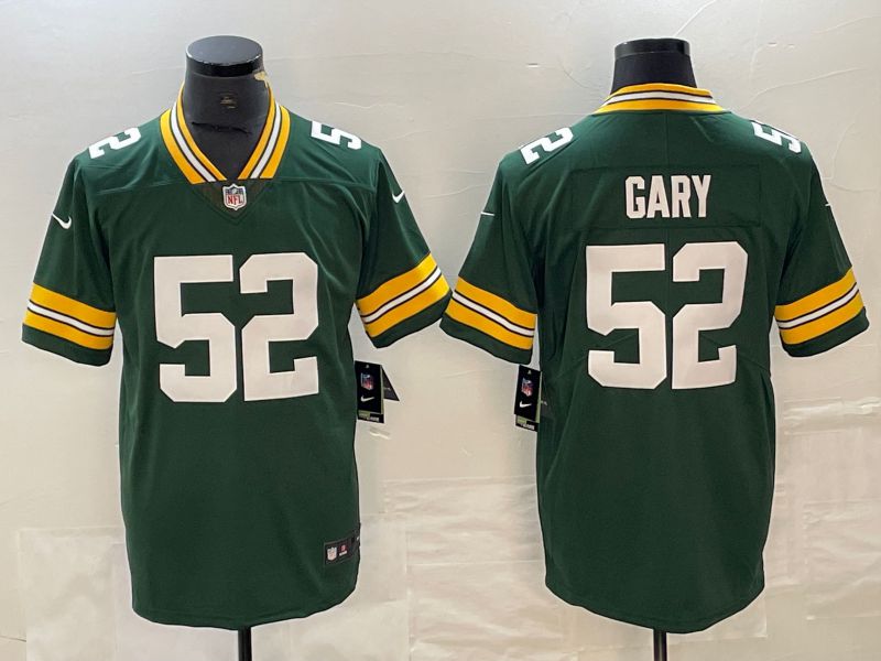Men Green Bay Packers 52 Gary Green New Nike Vapor Untouchable Limited NFL Jersey